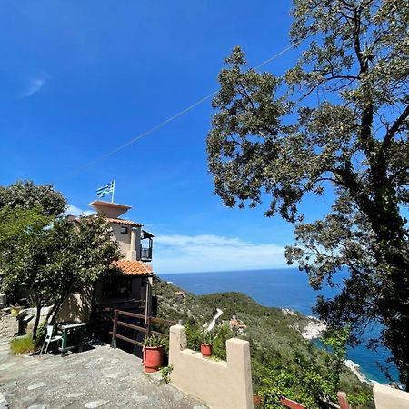 Double Studio Room In Mylopotamos With Beautifull View Tsagarada Esterno foto