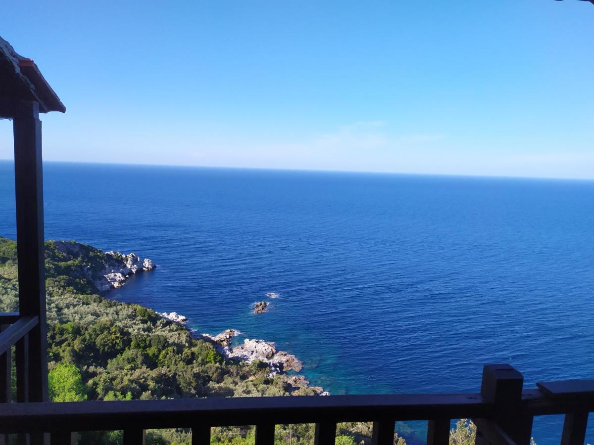 Double Studio Room In Mylopotamos With Beautifull View Tsagarada Esterno foto